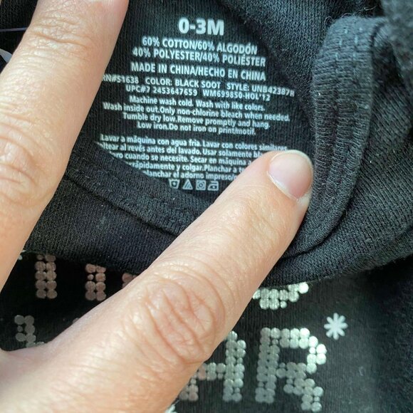 0-3 Month New Year Onesie - Picture 2 of 4